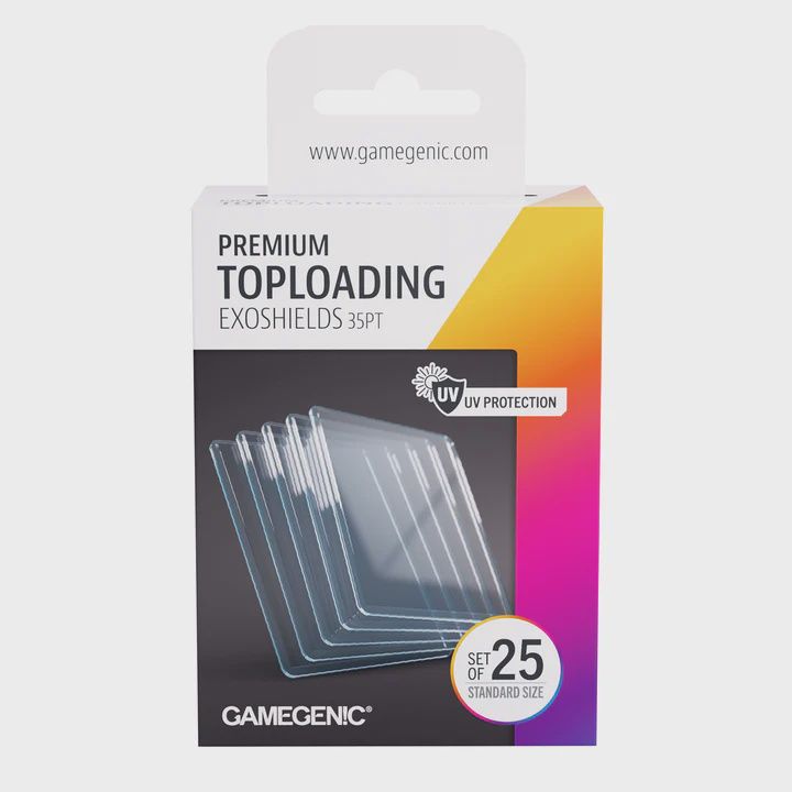Premium Toploading Exoshields 25pk - Clear