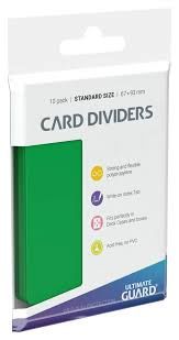 Ultimate Guard CARD DIVIDERS - green