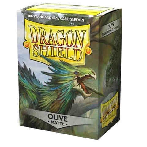 11040 - Dragon Shield - Olive - Matte - Standard