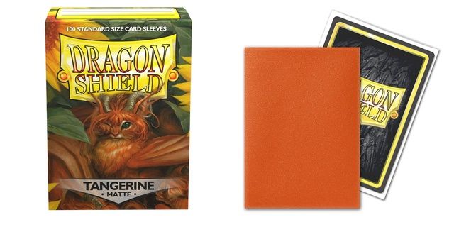 11030 - Dragon Shield - Tangerine - Matte - Standard