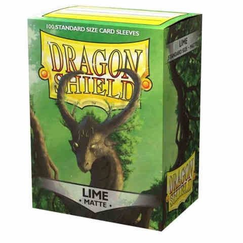 11038 - Dragon Shield - Lime - Matte - Standard