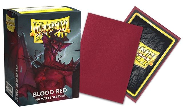 11050 - Dragon Shield - Blood Red - Matte - Standard