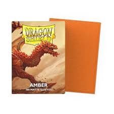 11059 - Dragon Shield - Amber - Matte - Standard