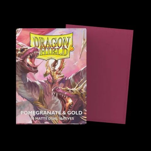 15065 - Dragon Shield - Pomegranate - Matte - Standard