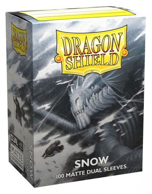 15005 - Dragon Shield - Snow - Dual Matte - Standard