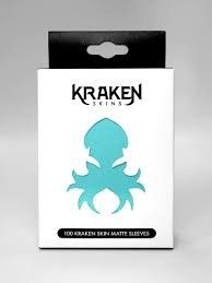 Kraken Skins Bright Turquoise Matte Sleeves