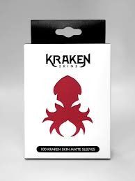 Kraken Skins Crimson Red Matte Sleeves