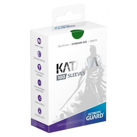 Ultimate Guard - Katana Sleeves - Standard Size - Green - 010110