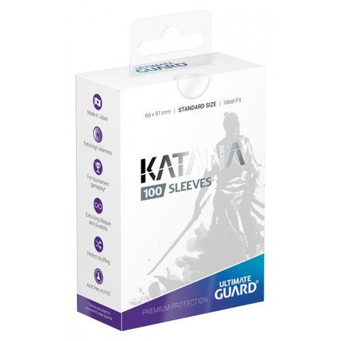 Ultimate Guard - Katana Sleeves - Standard Size - Clear/Transparent - 010090