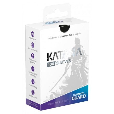Ultimate Guard - Katana Sleeves - Standard Size - Black - 010112