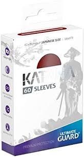 Katana Sleeves - Japanese Size - Red 60 count