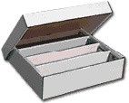 Cardboard Box 3200 card with Lid - 4 row