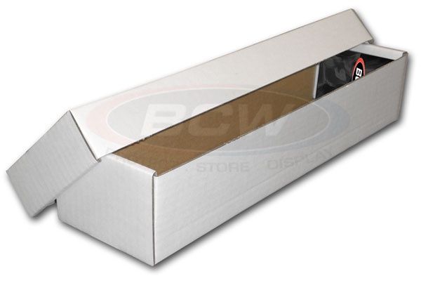 Cardboard Box 800 card with Lid - 1 row