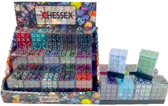 Chessex Dice D6 12mm 36ct
