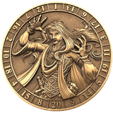 Dice Coins - d20 Female Sorcerer