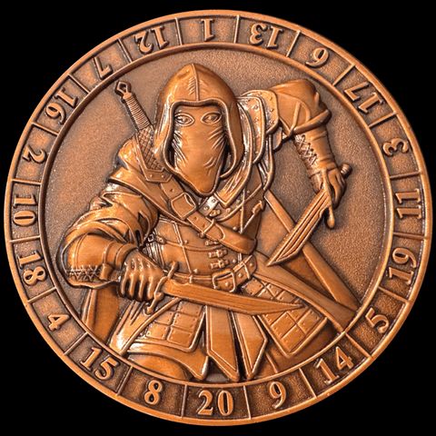 Dice Coins - d20 Rogue