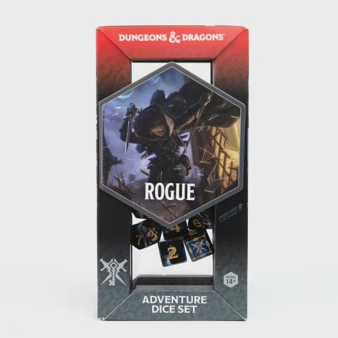 Dungeons &amp; Dragons Adventure Dice - Rogue: Black
