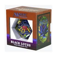 Sirius Dice - D20 Magic Black Lotus Spindown 54mm SDZ3001-01