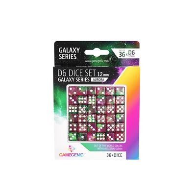 Gamegenic - Galaxy Series - Aurora - D6 Dice Set 12mm (36pcs) - GGS50026M