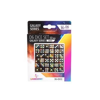 Gamegenic - Galaxy Series - Mars - D6 Dice Set 12mm (36pcs) - GGS50025M