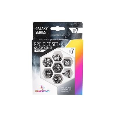 Gamegenic Galaxy Series - Moon - RPG Dice Set (7pcs) GGS50014M