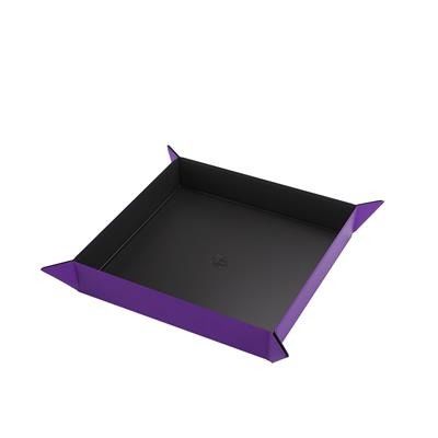 Gamegenic Magnetic Dice Tray Square Black/Purple - GGS60047M