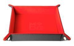 MDG Velvet Folding Dice Tray/Red - MDG531