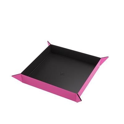Gamegenic Magnetic Dice Tray Rectangular Black/Pink - GGS60055M