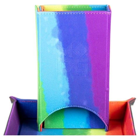 MDG Rainbow Watercolor Fold Up Dice Tower