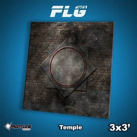 FLG Gaming Mat: Temple 3&#39; x 3&#39;