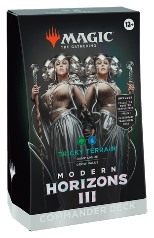 Modern Horizons 3 Commander Deck Tricky Terrain
