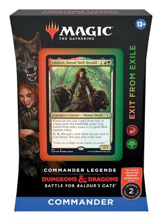 Commander Legends: Battle for Baldur&#39;s Gate - Exit from Exile Commander Deck