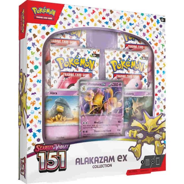 Pokemon - 151 Collection - Alakazam ex Box - 85526