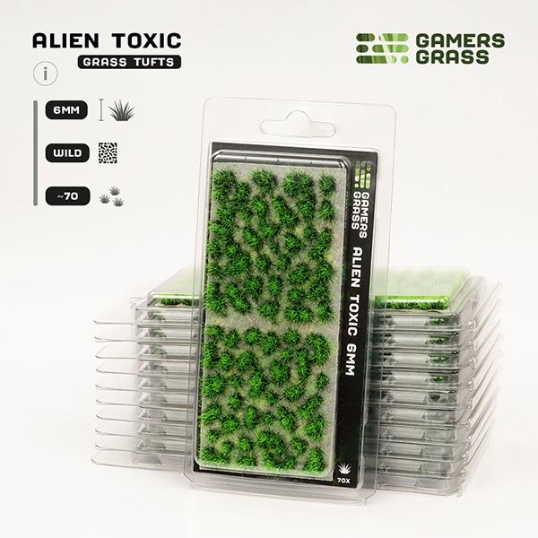 Alien Toxic 6mm Tuft - Wild