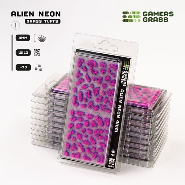 Alien Neon 4mm Tuft - Wild