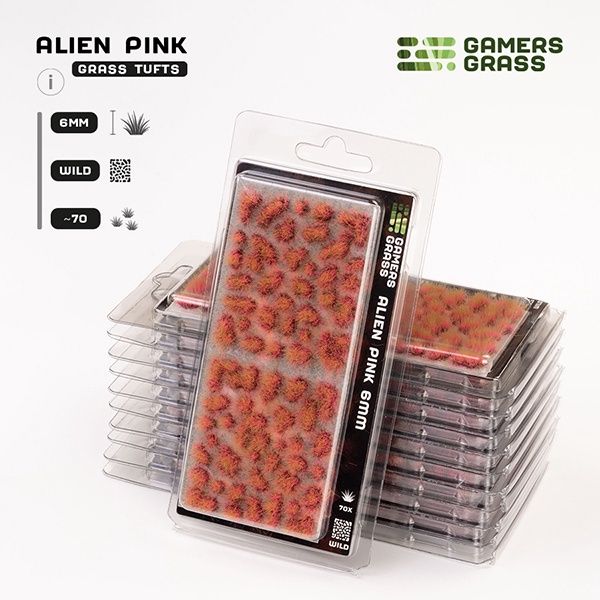 Alien Pink 6mm Tuft - Wild