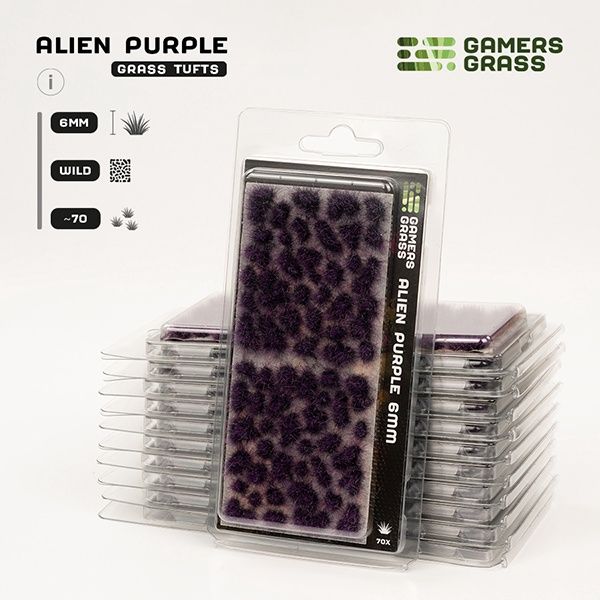 Alien Purple 6mm Tuft - Wild