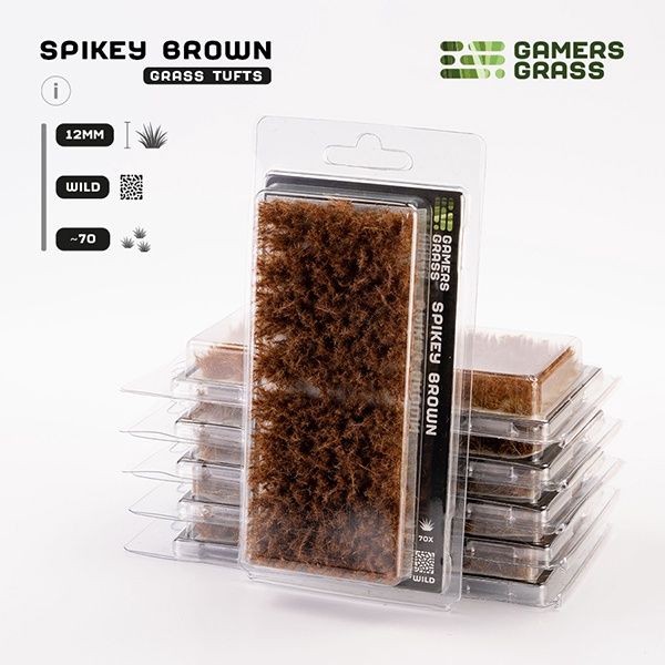 Spikey Brown 12mm Tuft - Wild