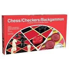 Checkers/Chess/Backgammon - Folding board
