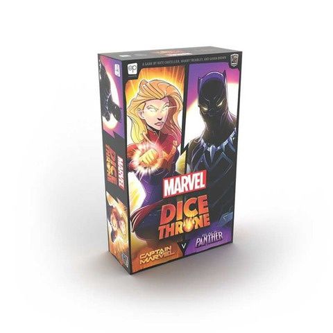Dice Throne Marvel 2-Hero Box 1-Capt. Marvel &amp; Blk Panther