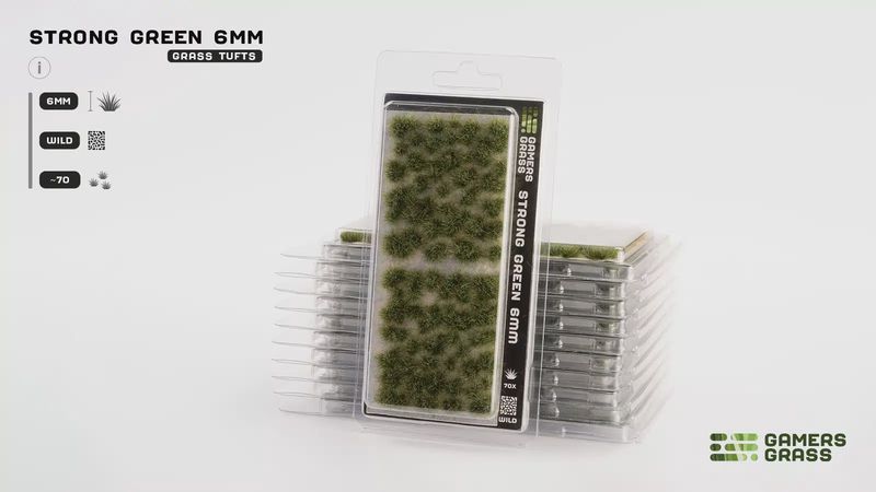 Strong Green 6mm Tuft - Wild