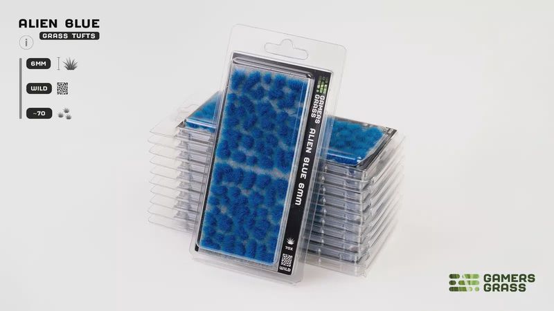 Alien Blue 6mm Tuft - Wild