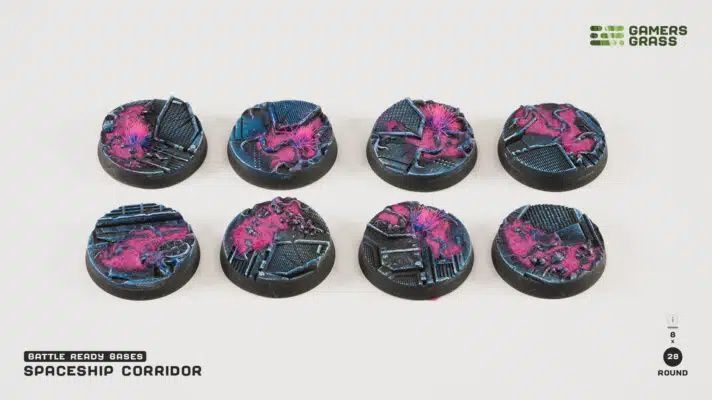 Battle Ready Bases - Alien Infestation 28mm x 8