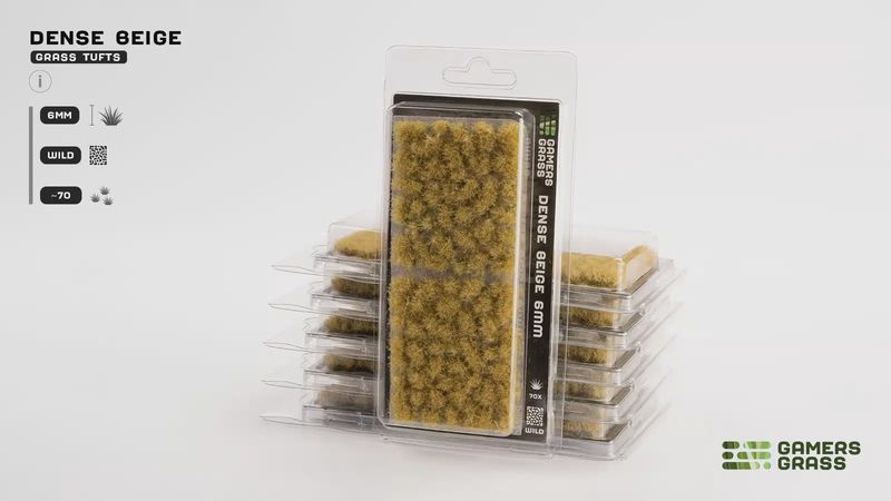 Dense Beige 6mm Tuft - Wild
