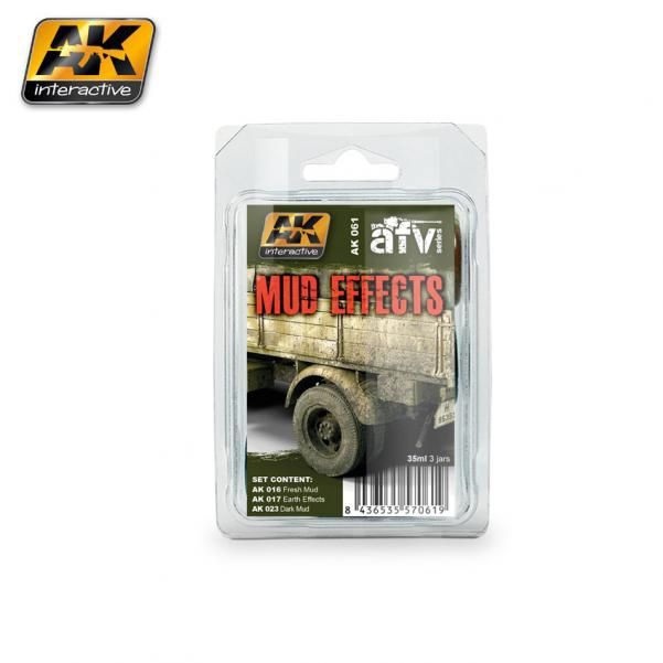 AK-Interactive: (Weathering) Mud Set