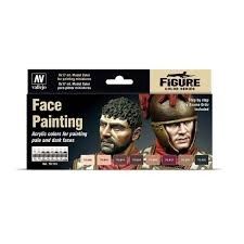 Vallejo: Model Color: Effects: Faces Painting Set (8)