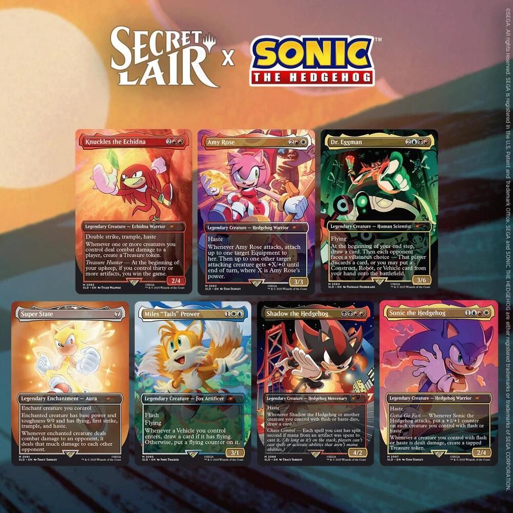 Secret Lair x Sonic the Hedgehog Superdrop: Friends &amp; Foes (Non-Foil)