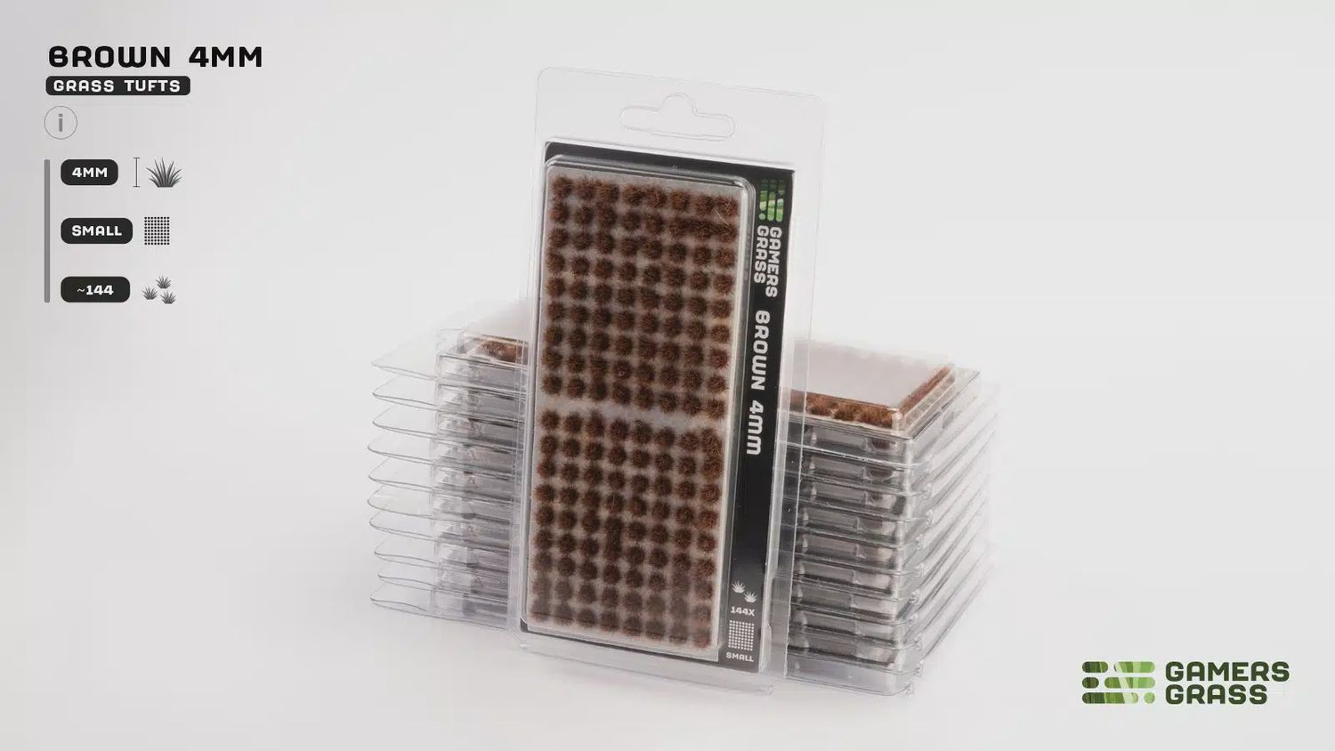 Brown 4mm Tuft - Small