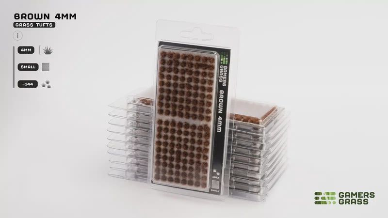 Brown 4mm Tuft - Small