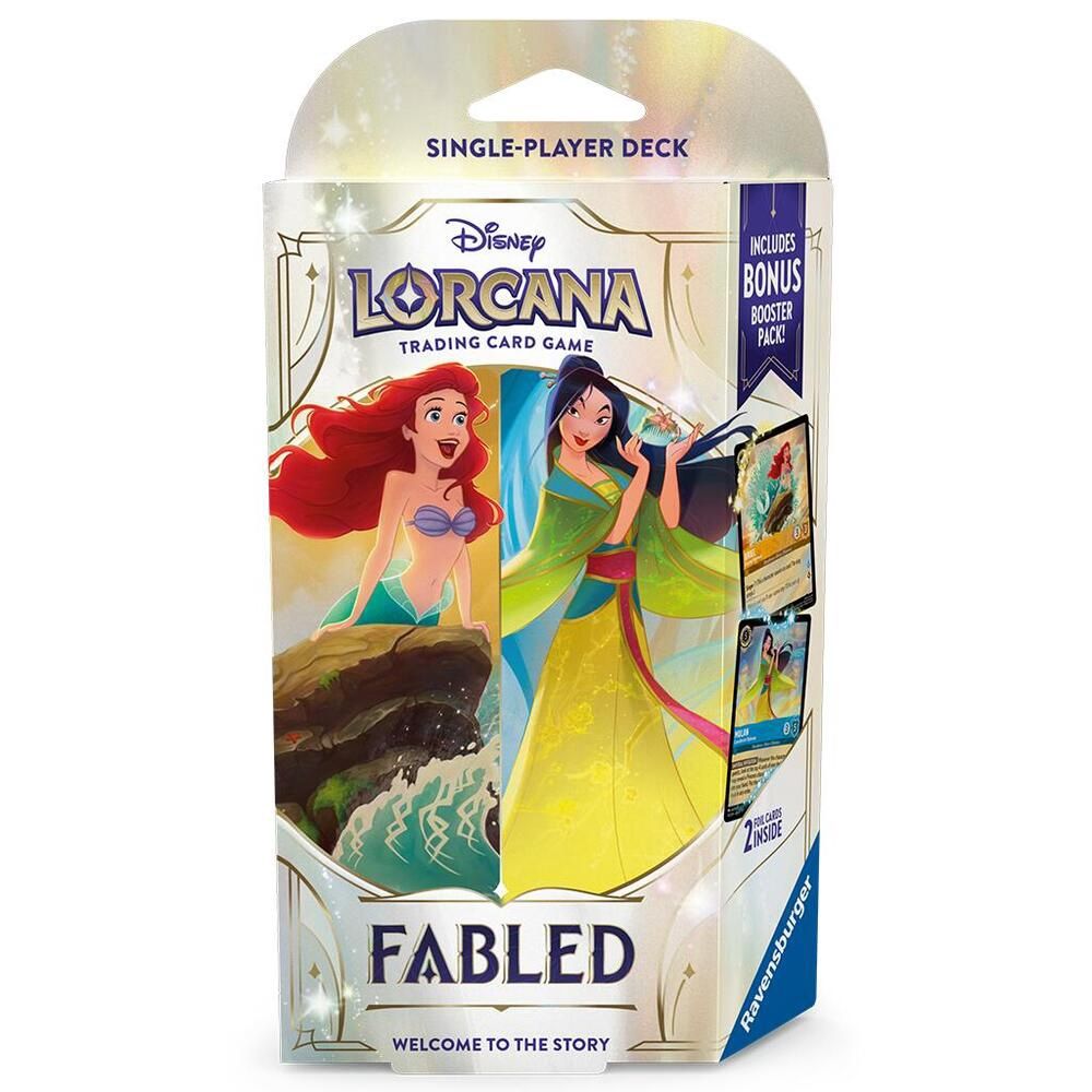 Disney Lorcana: Fabled Starter Deck (Amber &amp; Sapphire)